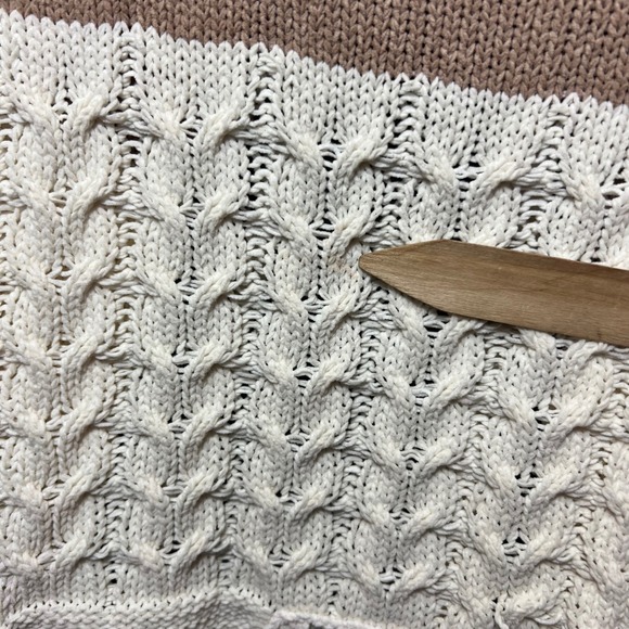 POL Colorful Crochet Granny Square Cardigan Sweater Knit Size M Patchwork - Picture 10 of 10